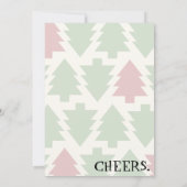 Lasst uns Lit Holiday Party einladen Einladung (Rückseite)