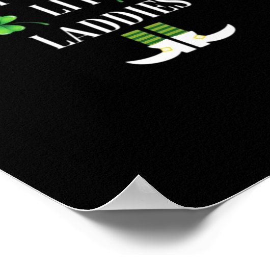 Lasst uns Lit Laddies Funny Classic holen Poster (Ecke)