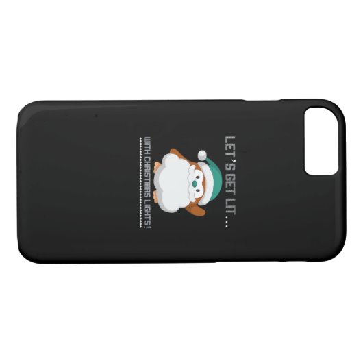 Lasst uns Lit... mit Weihnachtslicht! WeihnachtsCl Case-Mate iPhone Hülle (Rückseite (Horizontal))