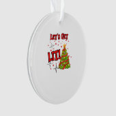 Lasst uns Lit, Spaß Idiom - Weihnachten im Party Ornament (Vorderseite)
