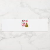 Lasst uns Lit, Spaß Idiom - Weihnachten im Party Wasserflaschenetikett (Einzelnes Label)