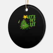 Lasst uns Lit Tipsy Weihnachtsbaum Funny Essential Keramik Ornament (Links)