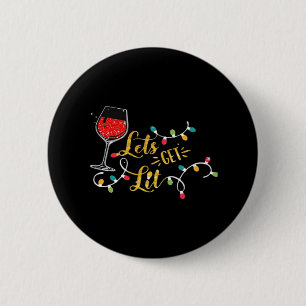 Lasst uns Lit Weingläser Weihnachtsbeleuchtung Dri Button