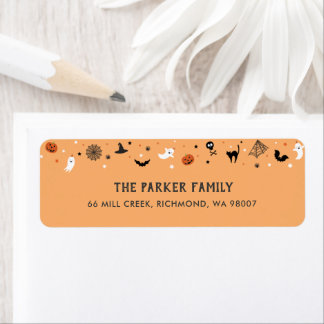 Lasst uns lustig Halloween Geburtstagsparty Orange