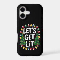 Lasst uns lustige Weihnachten trinken Xmas Lichter