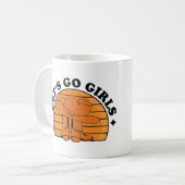 Lasst uns Mädchen gehen, Girls Night Out Kaffeetasse (Vorderseite Links)