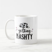 Lasst uns Mädchen gehen Hitched Nashty Bride Getti Kaffeetasse (Links)