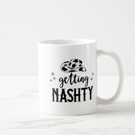 Lasst uns Mädchen gehen Hitched Nashty Bride Getti Kaffeetasse (Rechts)