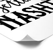 Lasst uns Mädchen gehen Hitched Nashty Bride Getti Poster (Ecke)