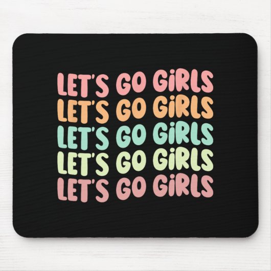 Lasst uns Mädchen gehen Junggeselinnen-Abschied Br Mousepad (Vorne)