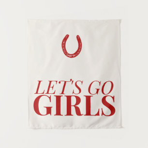 Lasst uns Mädchen gehen Wandteppich