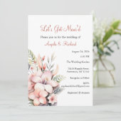 Lasst uns Maui Hochzeit einladen, Brautparty Einladung (Stehend Vorderseite)