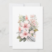 Lasst uns Maui Hochzeit einladen, Brautparty Einladung (Rückseite)