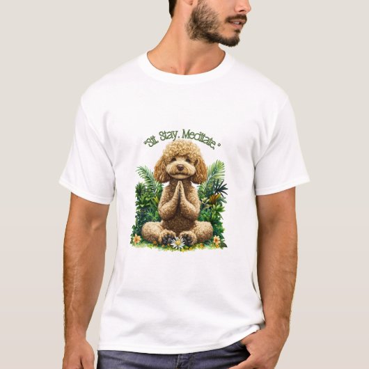 Lasst uns meditieren T-Shirt (Vorderseite)