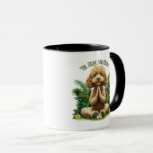 Lasst uns meditieren tasse (VorderseiteRechts)