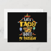 Lasst uns meinen Geburtstag verbringen Postkarte (Vorne/Hinten)