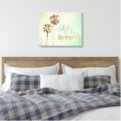 Lasst uns Mermaids mit Ananas sein Leinwanddruck (Insitu (Schlafzimmer))