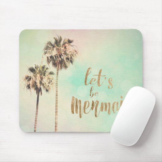 Lasst uns Mermaids mit Ananas sein Mousepad (Mit Mouse)
