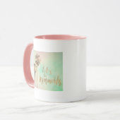 Lasst uns Mermaids mit Ananas sein Tasse (Vorderseite Links)