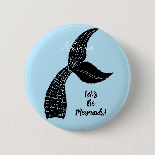Lasst uns Mermaids Thunder_Cove sein Button (Vorderseite)