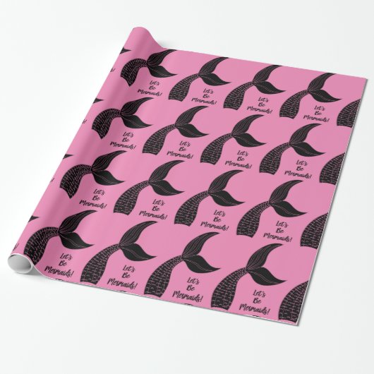 Lasst uns Mermaids Thunder_Cove sein Geschenkpapier (Ungerollt)