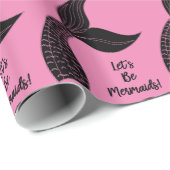 Lasst uns Mermaids Thunder_Cove sein Geschenkpapier (Rolleneckpunkt)