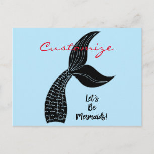 Lasst uns Mermaids Thunder_Cove sein Postkarte