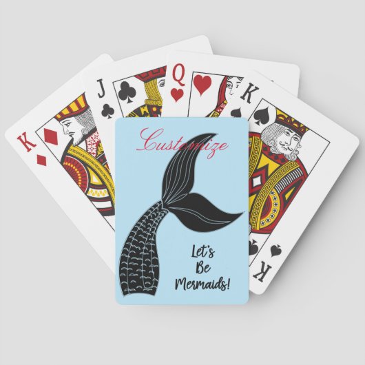 Lasst uns Mermaids Thunder_Cove sein Spielkarten (Rückseite)