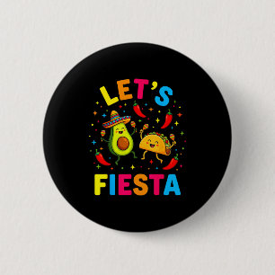 Lasst uns mexikanisch cinco de mayo mit Maracas un Button