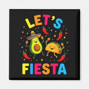 Lasst uns mexikanisches cinco de mayo Maracas, Avo Magnet