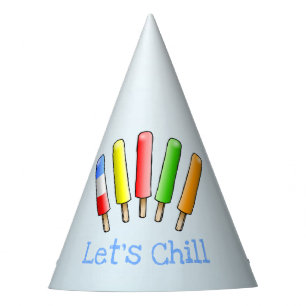 Lasst uns mit Eis am Stiel chillen Partyhütchen
