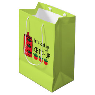 Lasst uns mit Ketchup aufholen Mittlere Geschenktüte