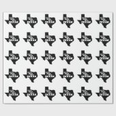 Lasst uns mit Texas Black durcheinander kommen Geschenkpapier (Flach)