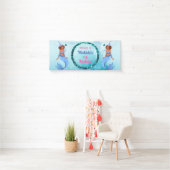 Lasst uns Muschel-ebrate! Meerjungfrau-Thema Banner (Insitu)