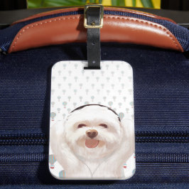 Lasst uns Musik hören Gepäckanhänger