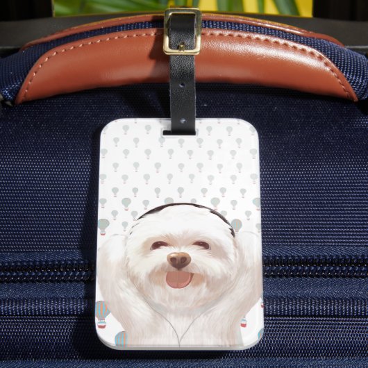 Lasst uns Musik hören Gepäckanhänger (Vorderseite Insitu 2)