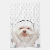 Lasst uns Musik hören Geschirrtuch (Vertikal)