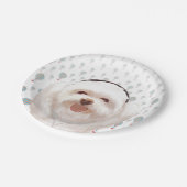 Lasst uns Musik hören Pappteller (Schrägansicht)