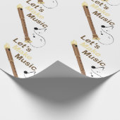 Lasst uns Musik machen Geschenkpapier (Ecke)