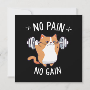 Lasst uns Muskeln aufbauen! Zeit fürs Fitnessstudi Einladung