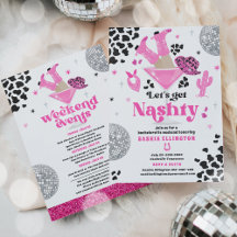 Lasst uns Nashty Bachelorette Weekend Wochenende R