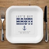 Lasst uns Nauti-Junggeselinnen-Abschied holen Pappteller