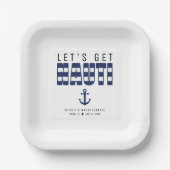 Lasst uns Nauti-Junggeselinnen-Abschied holen Pappteller (Vorderseite)