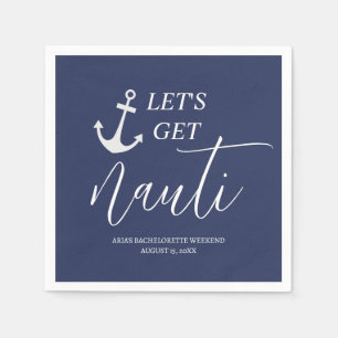 Lasst uns Nauti Napkins holen Serviette