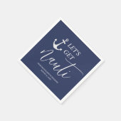 Lasst uns Nauti Napkins holen Serviette (Ecke)