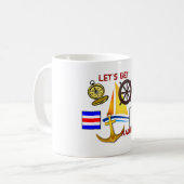 Lasst uns Nautical holen - Kaffeetasse (Vorderseite Links)
