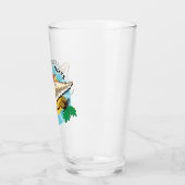 Lasst uns Nüsse holen - Fliegende Eichhörnchen Glas (Links)