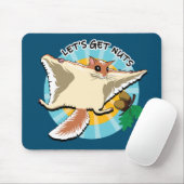 Lasst uns Nüsse holen - Fliegende Eichhörnchen Mousepad (Mit Mouse)