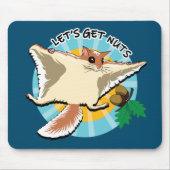 Lasst uns Nüsse holen - Fliegende Eichhörnchen Mousepad (Vorne)