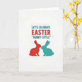 Lasst uns Ostern feiern Karte (Gelbe Blume)